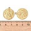 304 Stainless Steel Pendants STAS-G385-07G-3