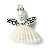 Alloy Spiral Shell Pendants PALLOY-TA00084-2