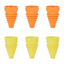 AHANDMAKER 2 Colors Silicone Reusable Fruit Fly Traps SIL-GA0001-01