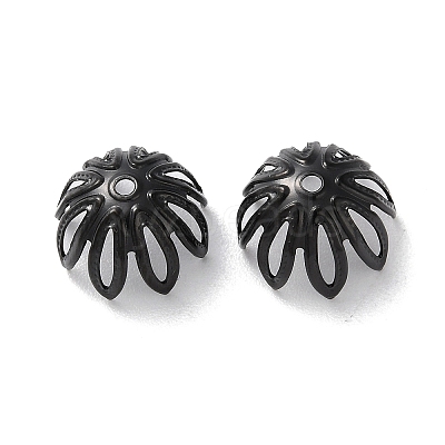 Ion Plating(IP) 304 Stainless Steel Bead Caps STAS-Z062-02EB-1