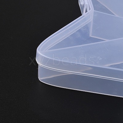(Defective Closeout Sale: Scratched) 10 Grids Transparent Plastic Box CON-XCP0002-62-1