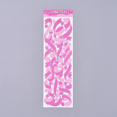 Decorative Labels Stickers DIY-L037-C08-1