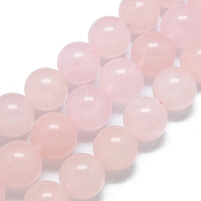 Natural Rose Quartz Beads Strands G-D356-C02-14mm-1