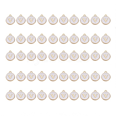 Golden Plated Alloy Charms ENAM-SZ0001-25A-V-1