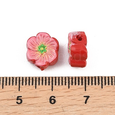 Printed Cinnabar Beads CARL-A001-01B-1