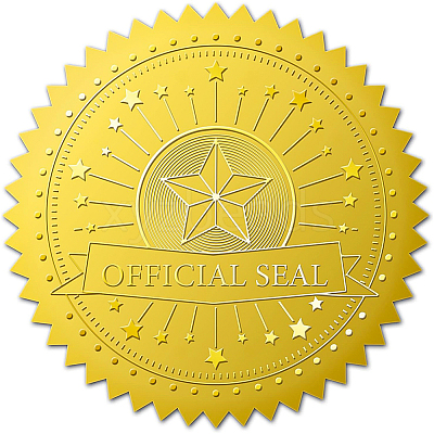 Self Adhesive Gold Foil Embossed Stickers DIY-WH0211-177-1