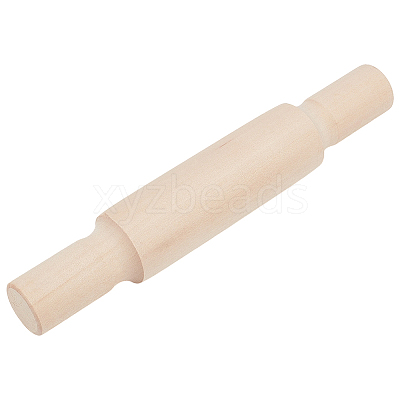 Wooden Rolling Pin AJEW-WH20141-42C-1