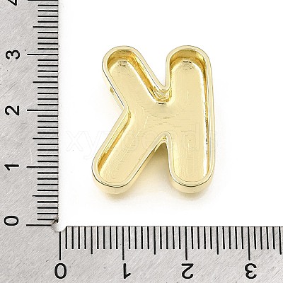 Brass Slide Charms KK-Z163-01G-K-1
