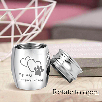 Stainless Steel Cremation Urn AJEW-CN0001-91A-1