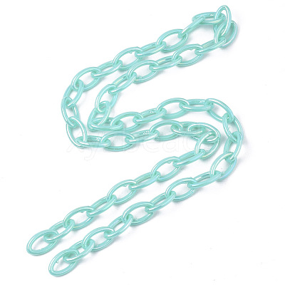 Acrylic Opaque Cable Chains X-PACR-N009-001D-1