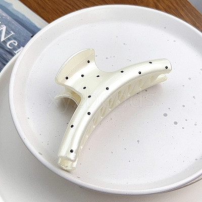 Lovely Polka dots PVC Claw Hair Clips PHAR-S001-02B-1