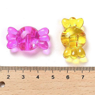 Transparent Acrylic Beads OACR-Z016-26-1