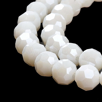 Electroplate Opaque Glass Beads Strands LS-EGLA-A035-P8mm-A01-1