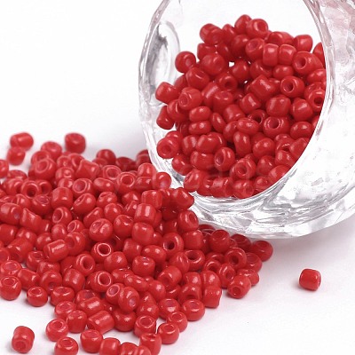 Baking Paint Glass Seed Beads SEED-US0003-3mm-K20-1