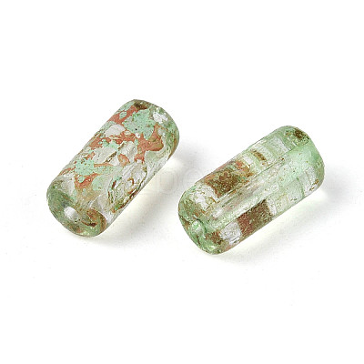 Picasso Transparent Glass Bugle Beads SEED-N010-02G-1