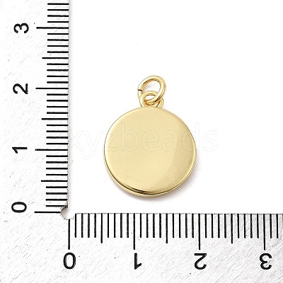 Brass Enamel Pendants KK-P338-35A-G-1