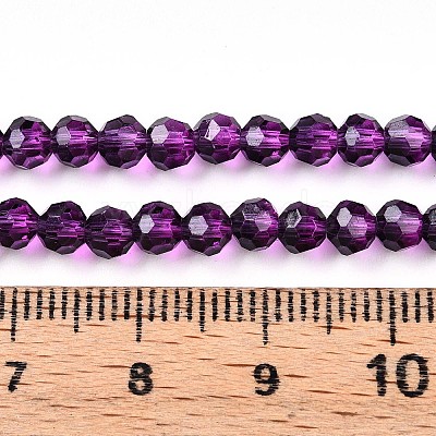 Baking Paint Transparent Glass Beads X1-DGLA-A035-T4mm-A09-1