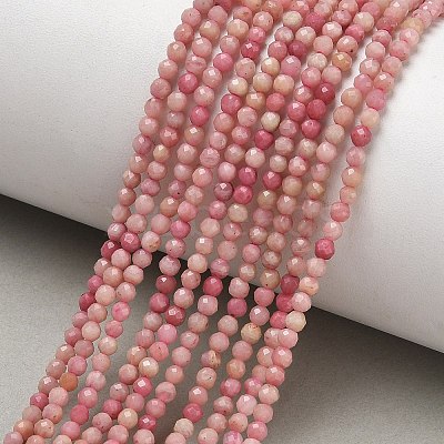 Natural Rhodonite Beads Strands G-P553-G06-01-1