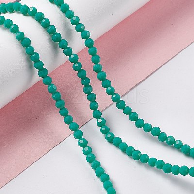 Faceted(32 Facets) Glass Beads Strands EGLA-J042-36A-05-1