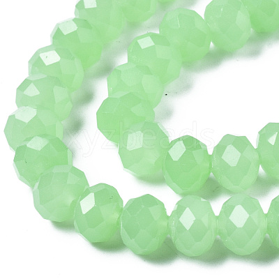 Glass Beads Strands EGLA-A034-J8mm-D08-1