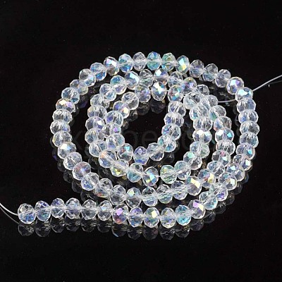 Electroplate Glass Beads Strands EGLA-A034-T1mm-L19-1