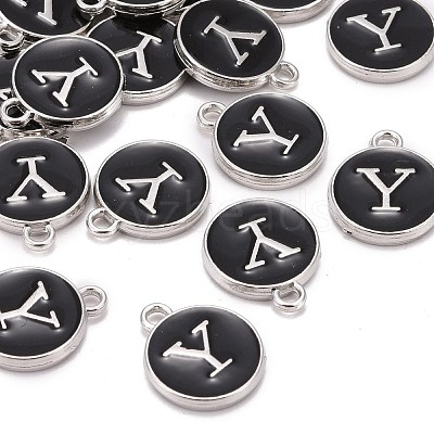 Platinum Plated Alloy Charms ENAM-S118-02Y-P-1