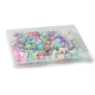 120Pcs 3 Styles Imitation Gemstone Acrylic Beads Sets OACR-FS0001-84-1