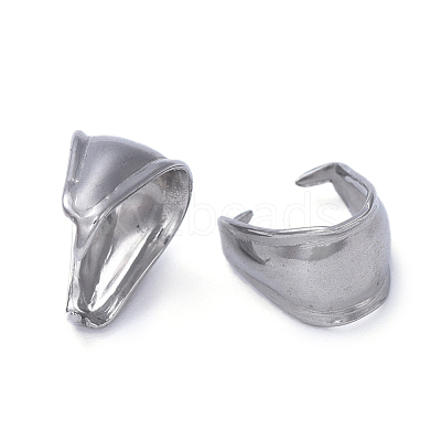 Tarnish Resistant 304 Stainless Steel Snap on Bails STAS-E466-22P-1