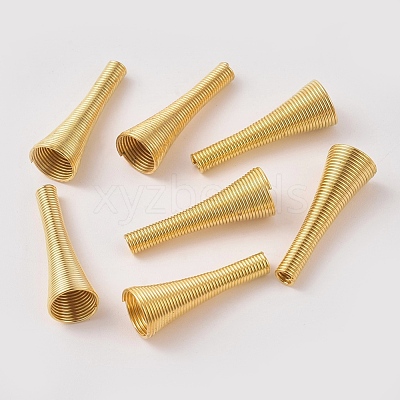 Alloy Spring Bead Cone PALLOY-WH0067-30G-1