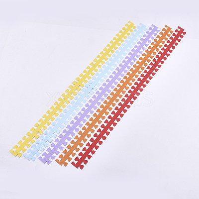 DIY Flower Paper Quilling Strips DIY-T002-04-1