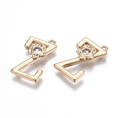 Brass Pendants KK-Q768-001G-Z-1
