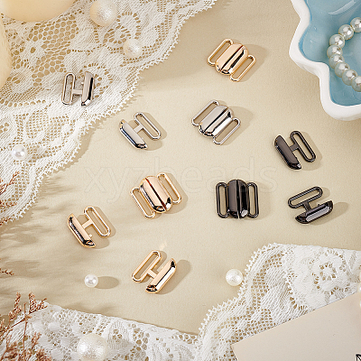 12Pcs 3 Colors Alloy Interlocking Clasps FIND-PH0021-43-1