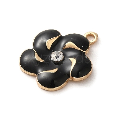 Flower Alloy Enamel Pendants LS-ENAM-A007-03KCG-03-1