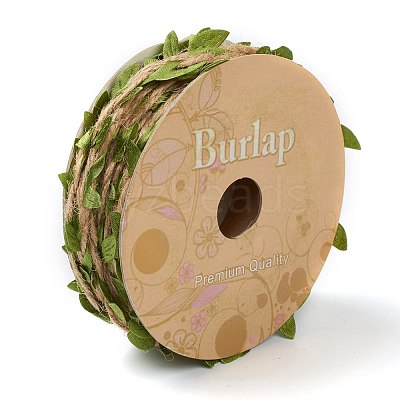 Cloth Leaf Trim Ribbon OCOR-H106-01-1