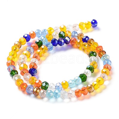 Glass Beads Strands EGLA-A034-M6mm-61-1