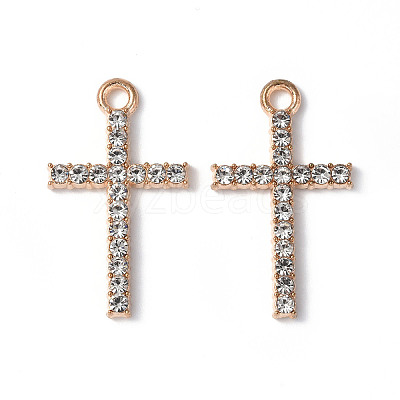 Alloy Crystal Rhinestone Pendants LS-PALLOY-F288-03KCG-1