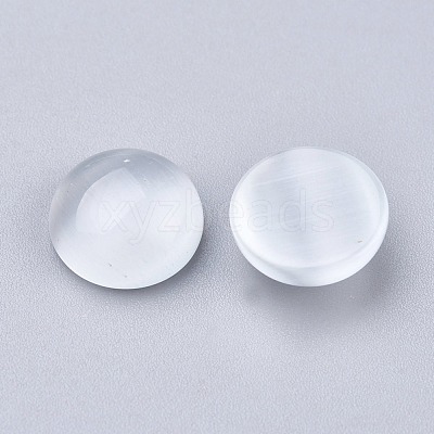 Cat Eye Cabochons GLAA-P039-A06-10mm-1