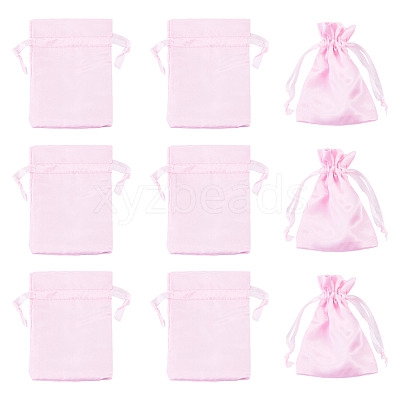 10Pcs Brocade Good Luck Fortune Drawstring Gift Blessing Bags PAAG-TADJ0001-01E-1