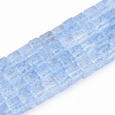 Crackle Glass Beads GLAA-S192-005E-1