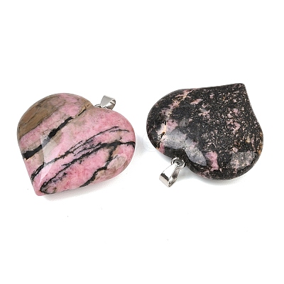 Natural Rhodonite Pendants GG-K002-04N-1