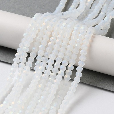 Imitation Jade Glass Beads Strands X1-EGLA-A034-J3mm-MB06-1