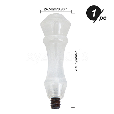 Natural Quartz Crystal Handle DIY-WH0224-87B-1
