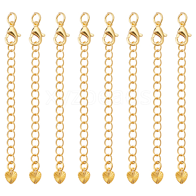 12Pc Brass Chain Extender FIND-BC0013-75B-1