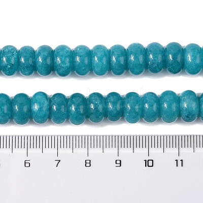 Dyed Natural White Jade Beads Strands G-G107-A08-01-1