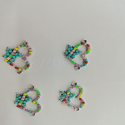 Zinc Alloy Connector Charms LS-FIND-WH0156-22B-1