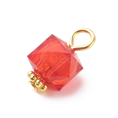 Transparent Acrylic Pendants PALLOY-JF01834-05-1