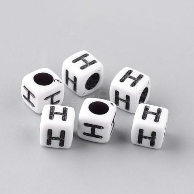 Opaque Acrylic Beads SACR-Q188-02H-1