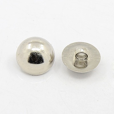 1-Hole Plating Acrylic Shank Button X-BUTT-D005-01-1