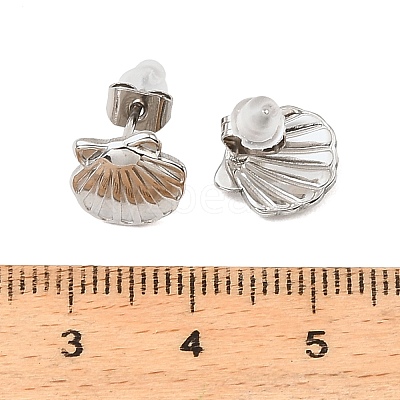 304 Stainless Steel Stud Earrings EJEW-D361-06P-1
