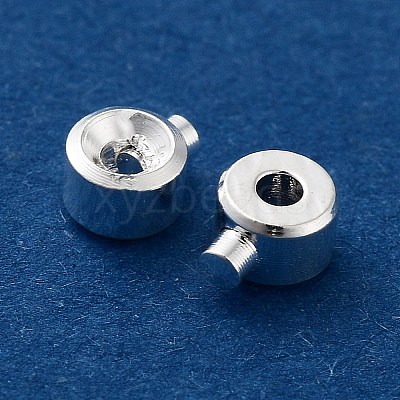 Brass Crimp Beads X-KK-G479-06S-1